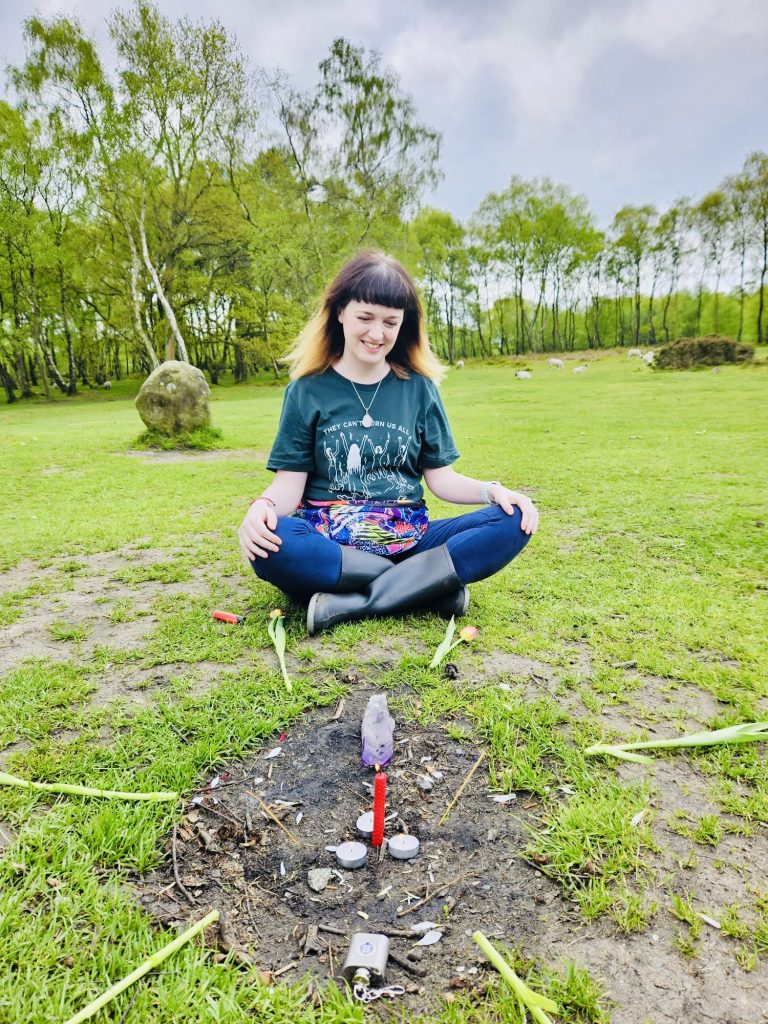 EM OF THE WAYS, SHAMANIC HEALER, NINE LADIES, DERBYSHIRE, STONE CIRCLE, LAND HEALING, EARTH HEALING