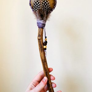 em of the ways, shamanic healer, rattle (1)